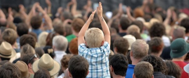 Crowd at festival